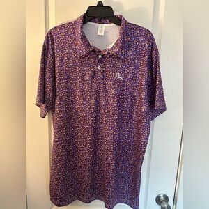 LSU Game Day Short sleeve Collegiate Polo Men’s shirt NWOT